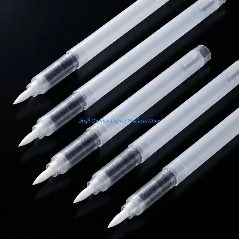 U2JE Empty Brush Watercolor Marker Pen with Transparent Barrels for Planner Pages