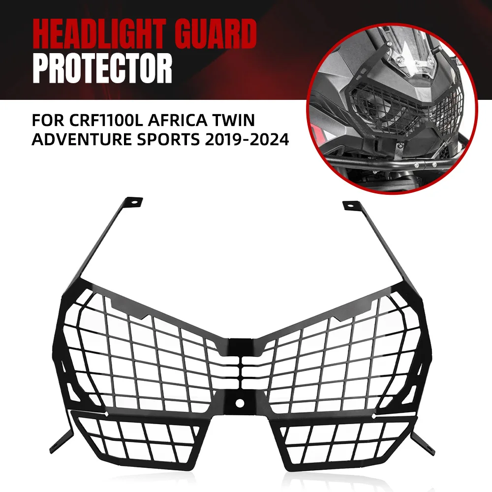 

Headlight Guard FOR HONDA CRF1100L AFRICA TWIN ADVENTURE SPORTS 2019 2020 2021 2022 2023 2024 Head Light Grill Protector Cover