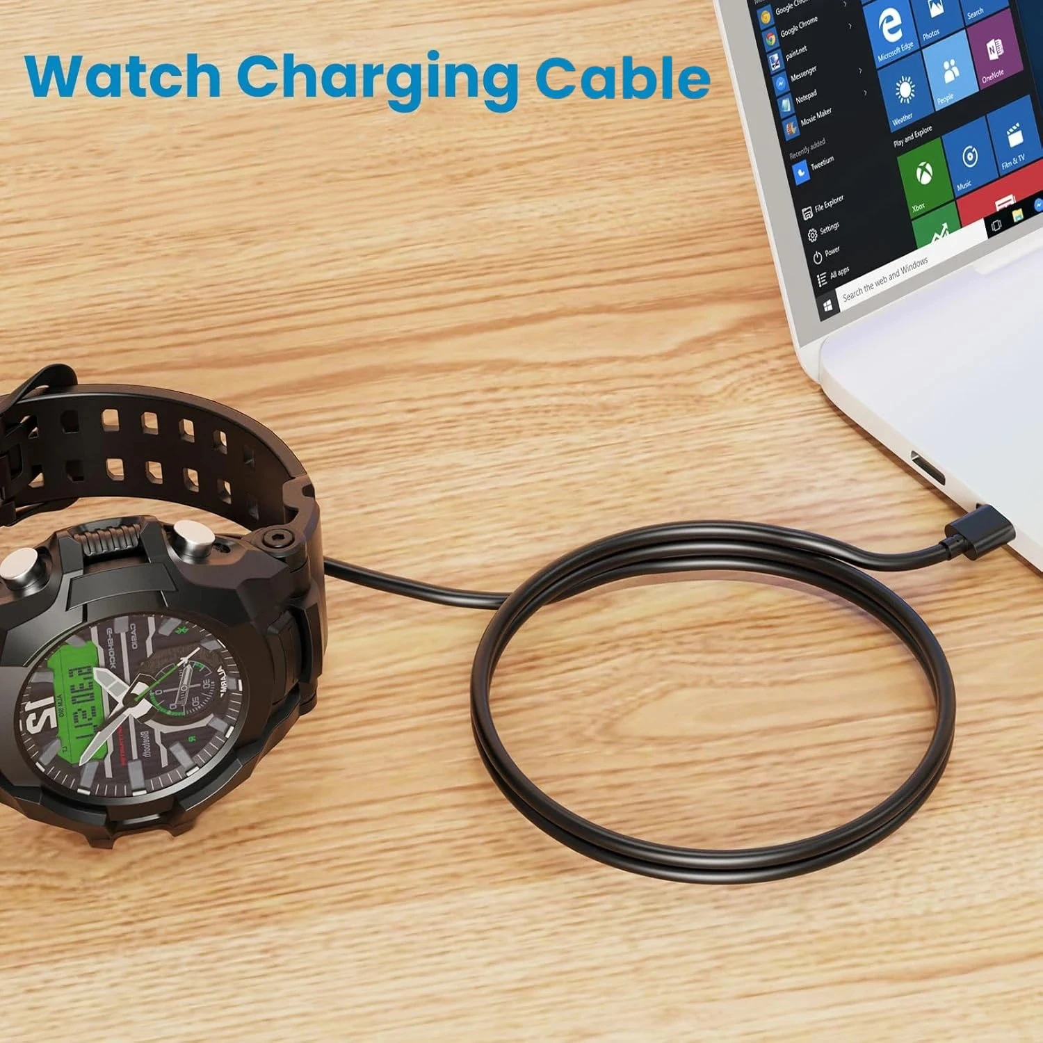 USB A Type-C Charger Cord Smart Watch Charging Cable for Coros Pace 2 3/Coros Apex 2 Pro/Coros Vertix/Coros Vertix 2