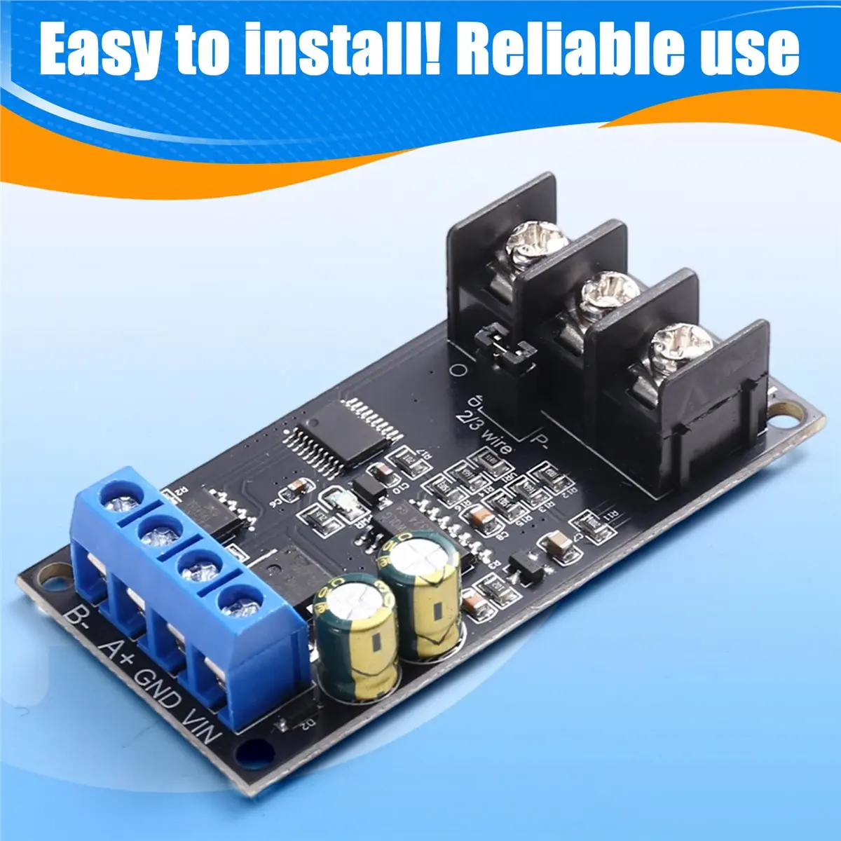 RS485 MODBUS RTU Transmitter Module PT100 Thermal Resistance RTD Temperature Sensor for Industrial Automation