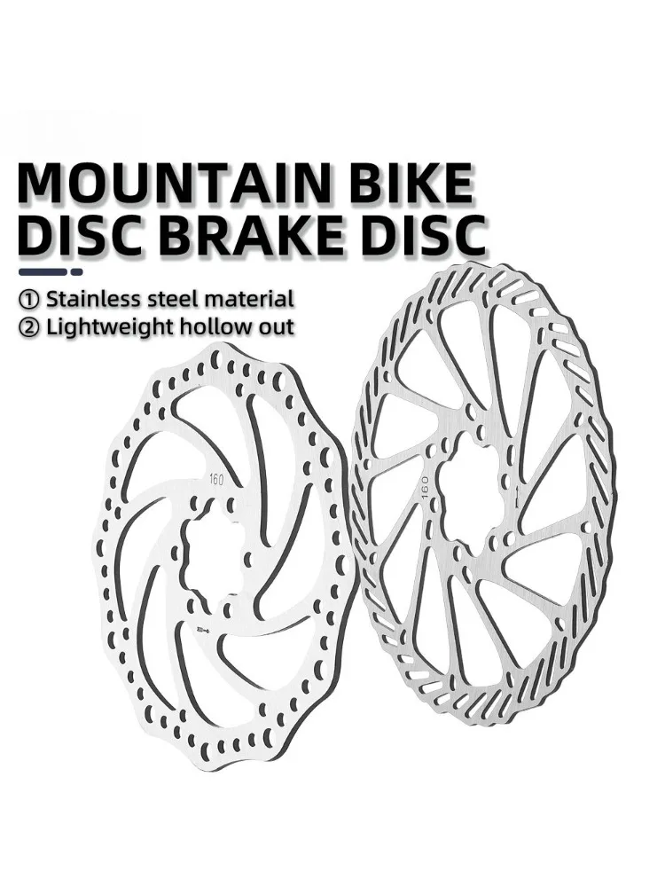 AliExpress NONE Bicycle Disc Brake Rotor 160mm/180mm for Mountain/Road Bicycle Stainless Steel 6-Bolt Rotor Hydraulic Brake Rotor Bike Disc