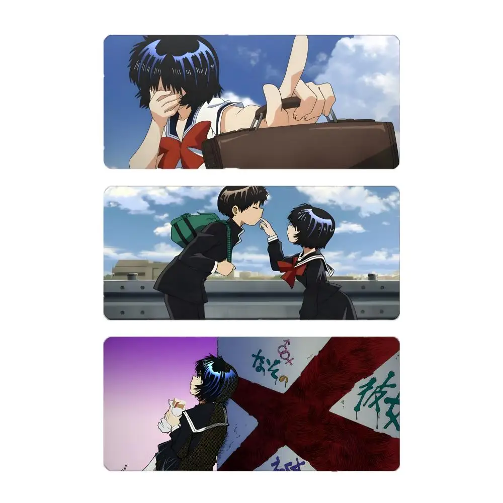X anime unique M-Mysterious Girlfriend X Mouse Pad Mousepad Large Gaming LockEdge Thickened PC Table Desk Mat