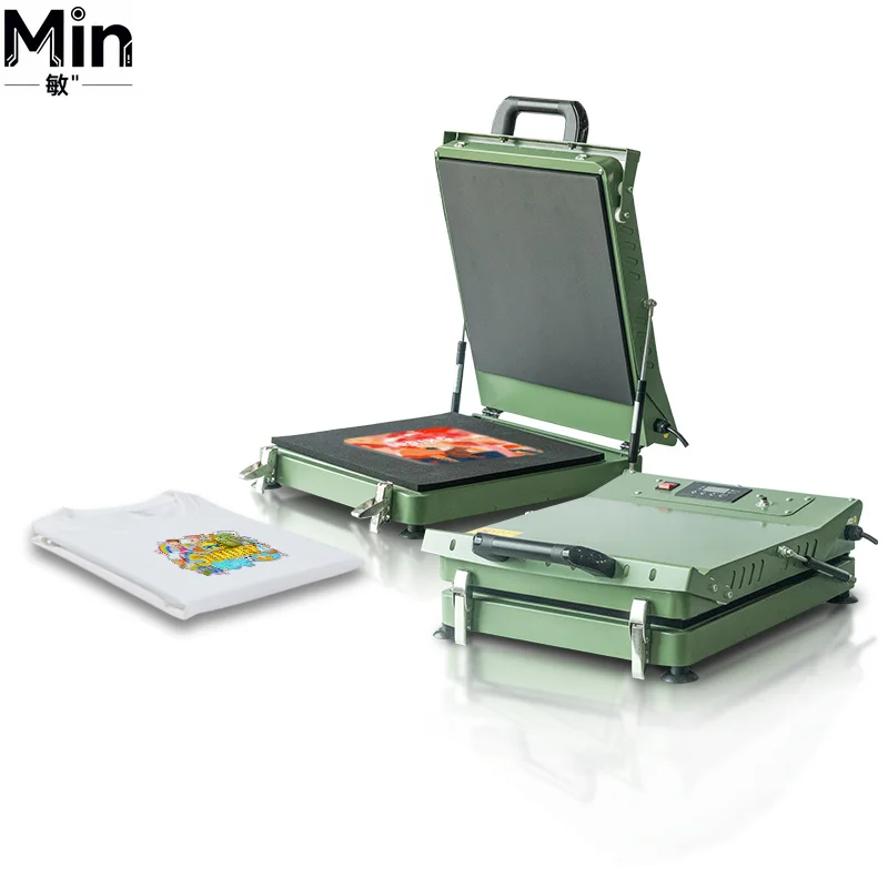 38 X 38cm Portable Heat Press Machine Sublimation Heat Transfer Printer for T Shirt Hat Small Business Printing