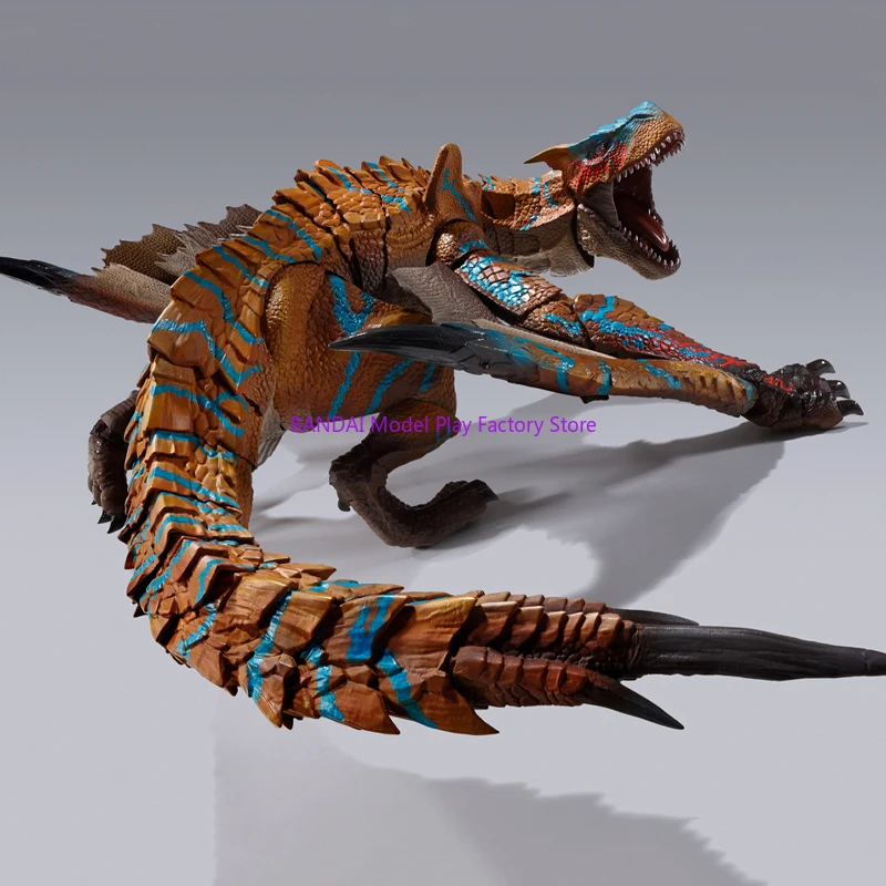 En Stock Monster Hunter Original Bandai S.H.MonsterArts Tigrex 30CM figurine ornement jouets décoration poupées ornement cadeau