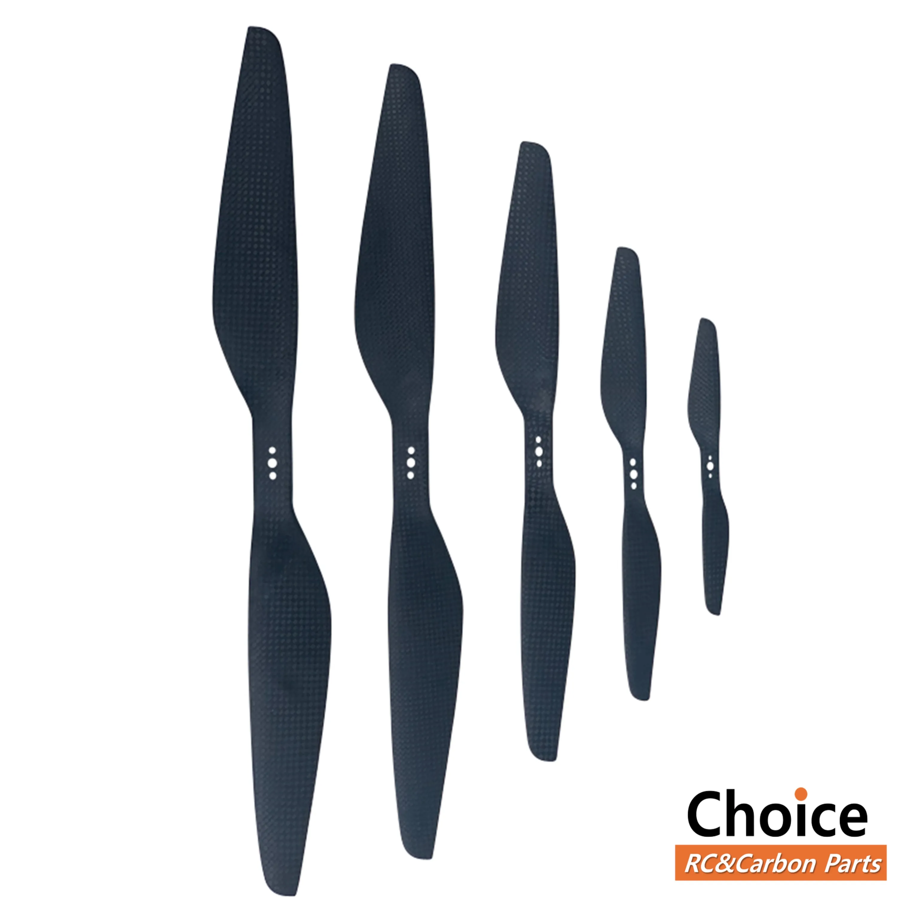 4pcs/lot 3K Carbon Fiber Propeller 5030 6020 7024 8027 9030 1033 1137 1240 1345 1550 1654 For Tiger Motor Quadcopter (2 pair)