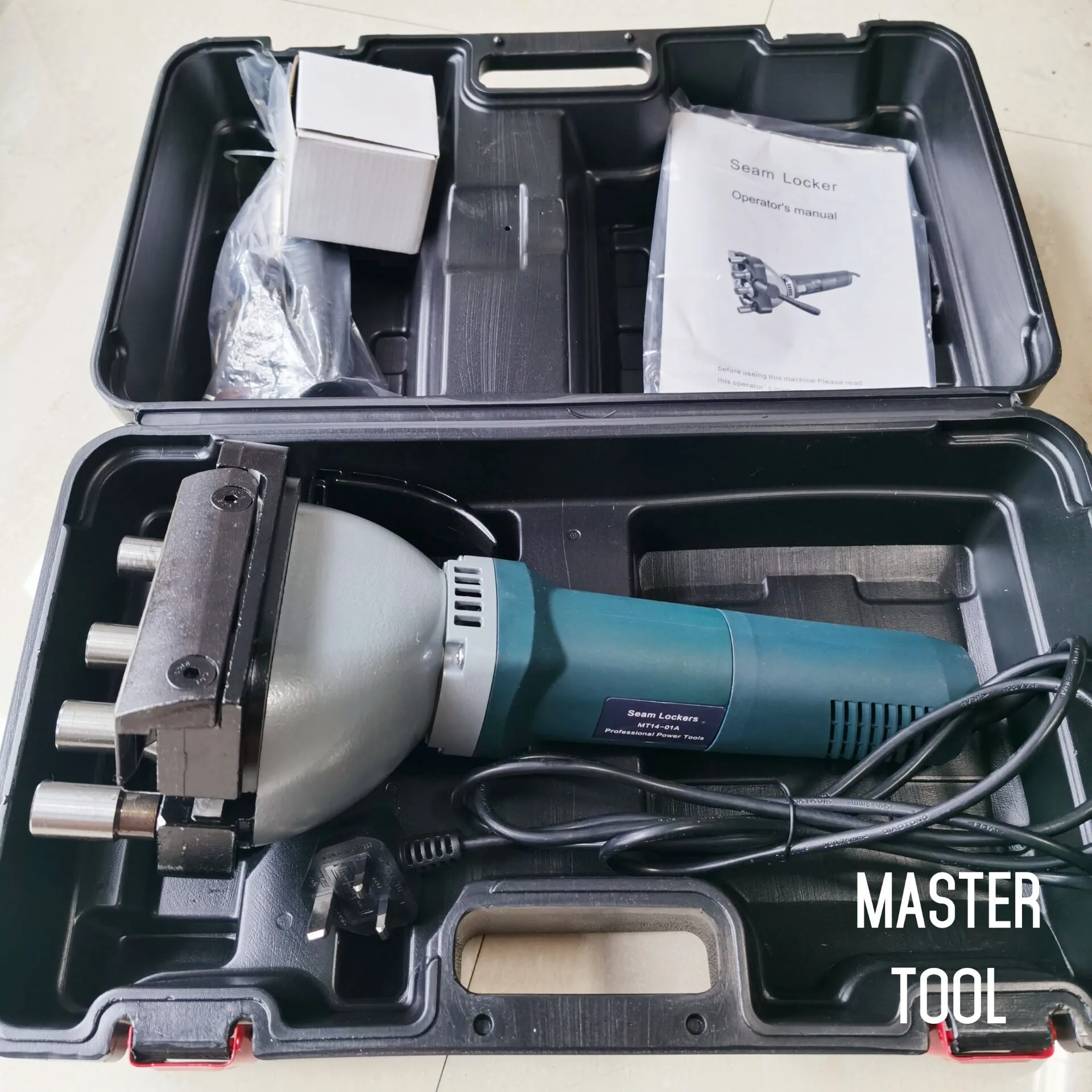 0.4Mm-1.0mm or 0.8mm-1.25mm 1400W Pittsburgh Havc Duct Portable Electric Seam Lock Closure Forming Machine