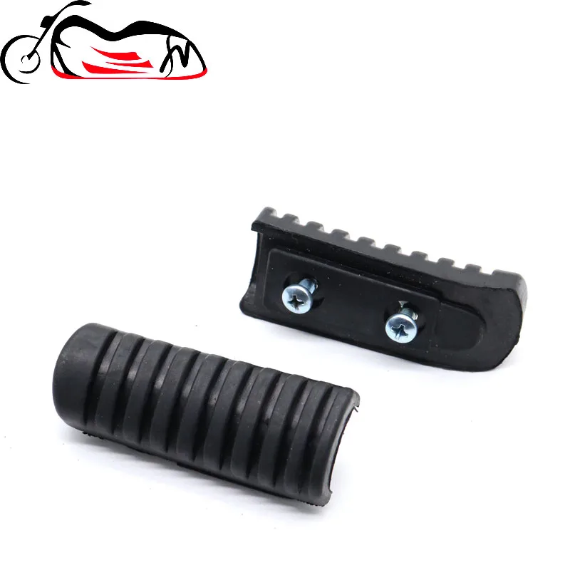 Front Footrest Foot Peg Rubber Cover For KAWASAKI NINJA 250R 400R 650 1000 ZRX 400/1100/1200/R ER6N ER-6F Motorcycle Accessories