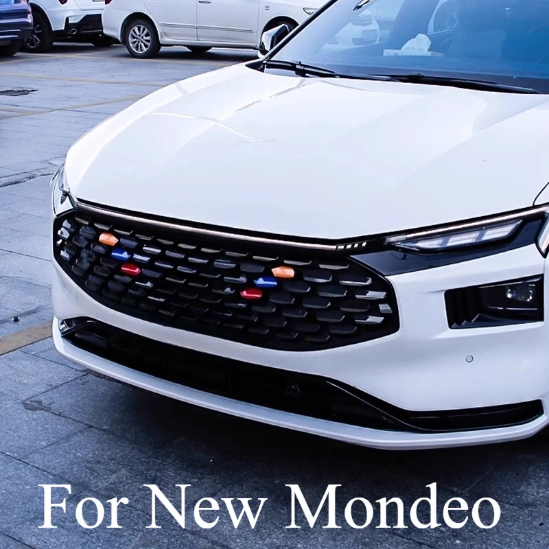 For New Mondeo Exterior - Dragon Scale Three-Color Sequin Medium Net Color Change Patch (Stainless Steel Modification)