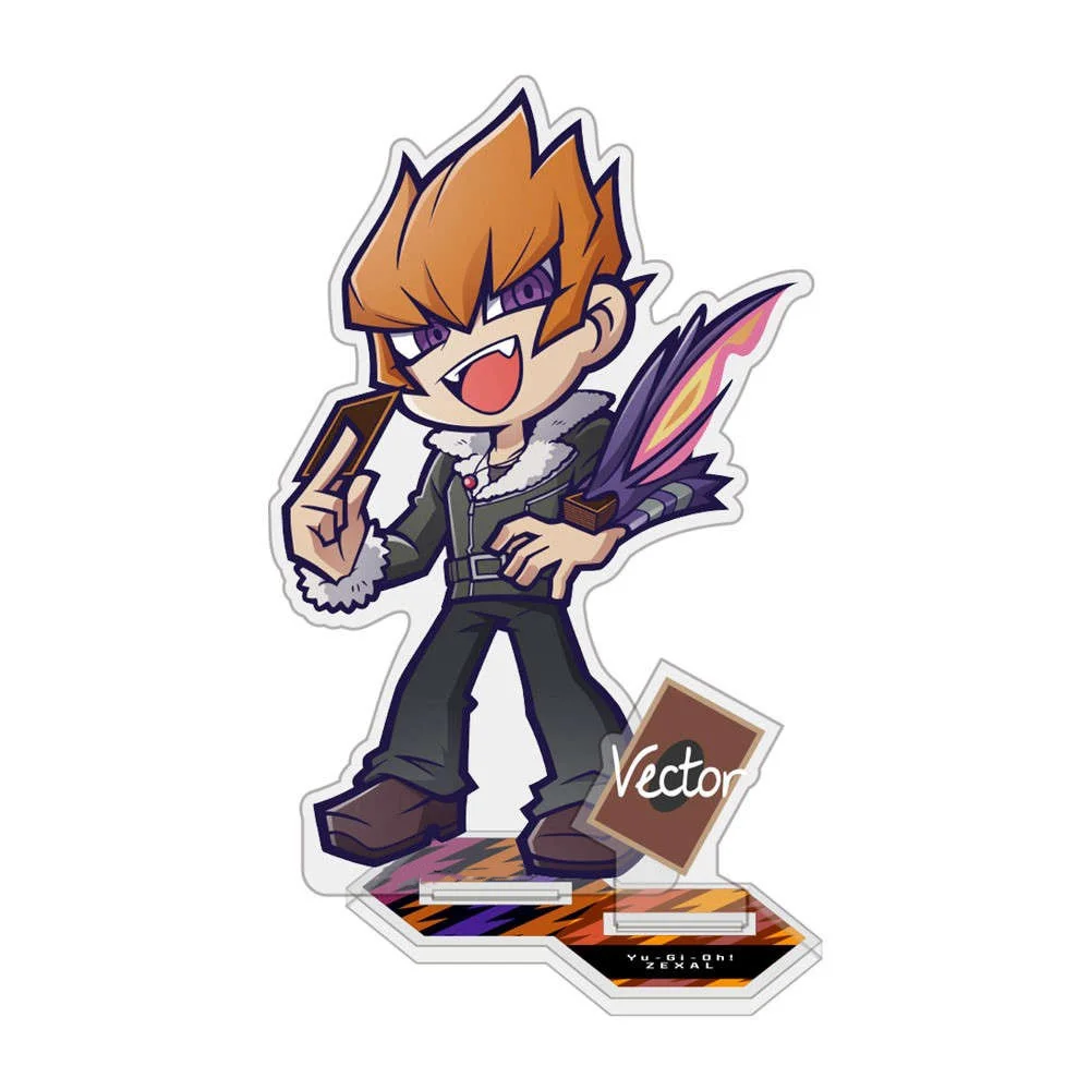 Anime Fans Gifts Yu-Gi-Oh!!Tsukumo & Astral Vrains Yusaku Fujiki Double insertion Acrylic Stand Desktop Decor Series About 10cm view 4