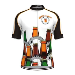 Men Cycling Jersey MTB Summer Bike Shirt Jersey Breathable Pro Team Short Sleeve Bicycle Clothing
