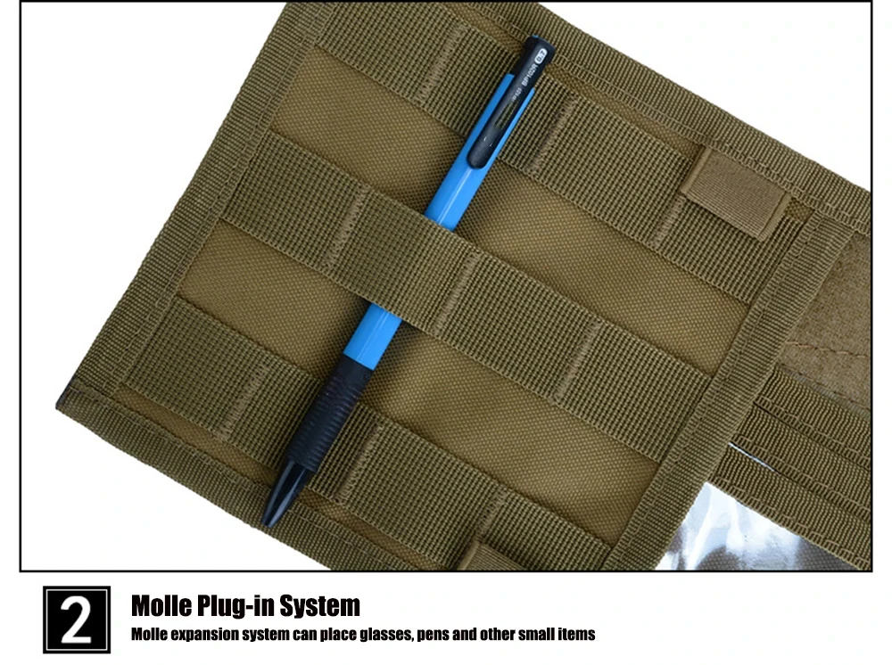 Auto-Sonnenblenden-Organizer: Universeller Sonnenschutz-Aufbewahrungsclip & Aufbewahrungstasche für Auto-Zubehör, Molle Jagdausrüstung – Detail 9