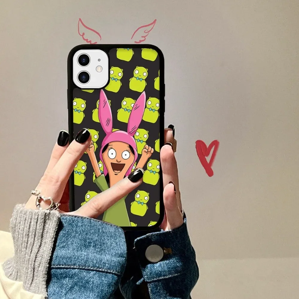 Cartoon B-Bobs B-Burgers Cushion Cover Silicone PC+TPU For Samsung S10 20 30 22 23 24 Plus Lite Ultra Cover