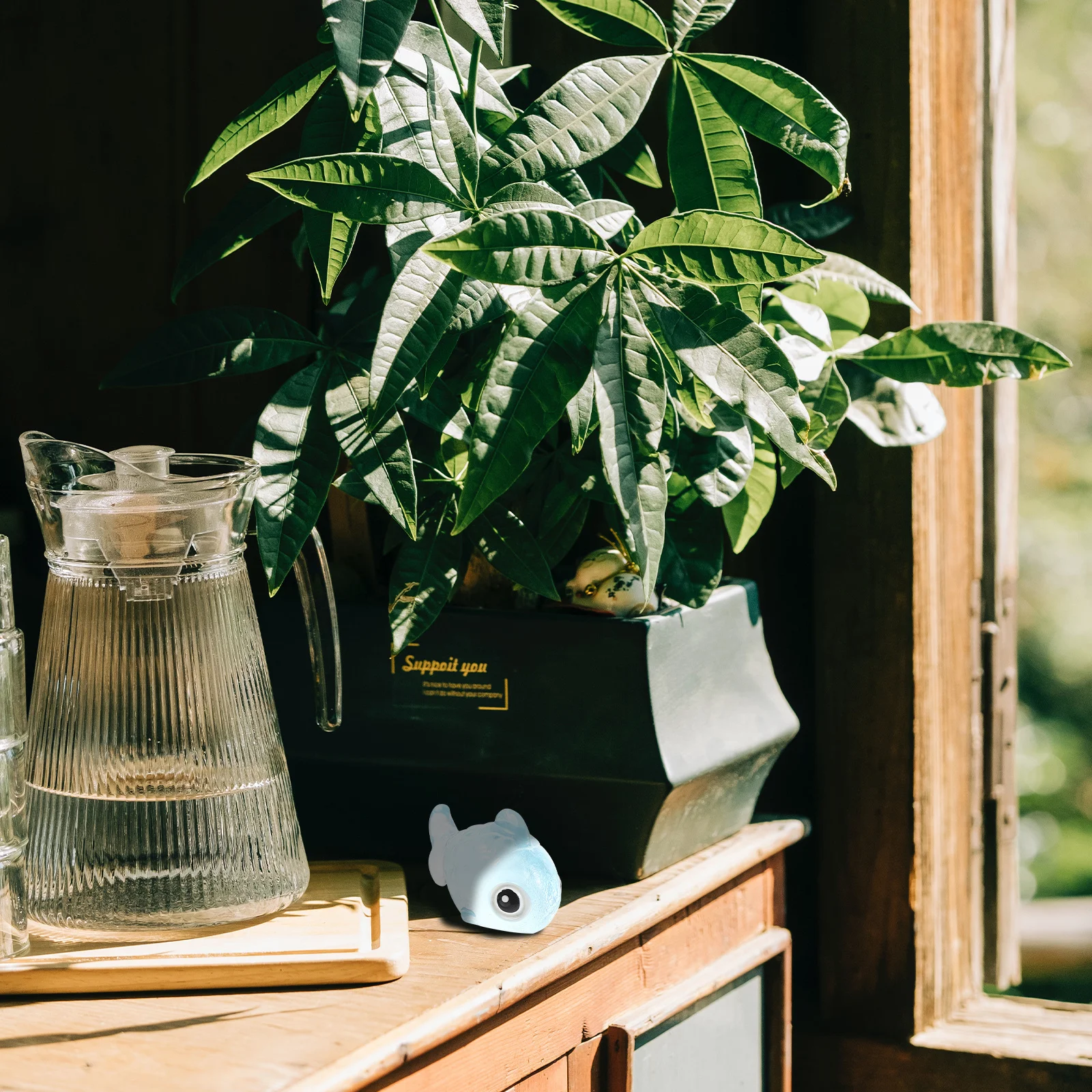 12 szt. Świecących w ciemności miniaturowych rybek z żywicy, ozdoby do mikrokrajobrazu, doniczek na sukulenty, dekoracji ogrodów mechowych, małe rybki