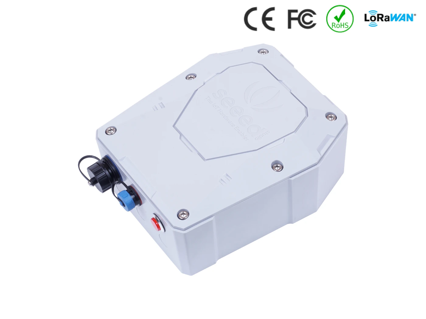 Industrial SenseCAP Outdoor LoRaWAN Gateway EU 868MHz LoRa IoT for Smart Farming & Environmental & Long Range Data Collection