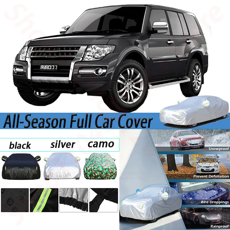 

Waterproof Car Covers Outdoor Anti-UV Sun Shade Snow Rain Wind Protect SUV Cover For Mitsubishi Pajero Shogun Montero