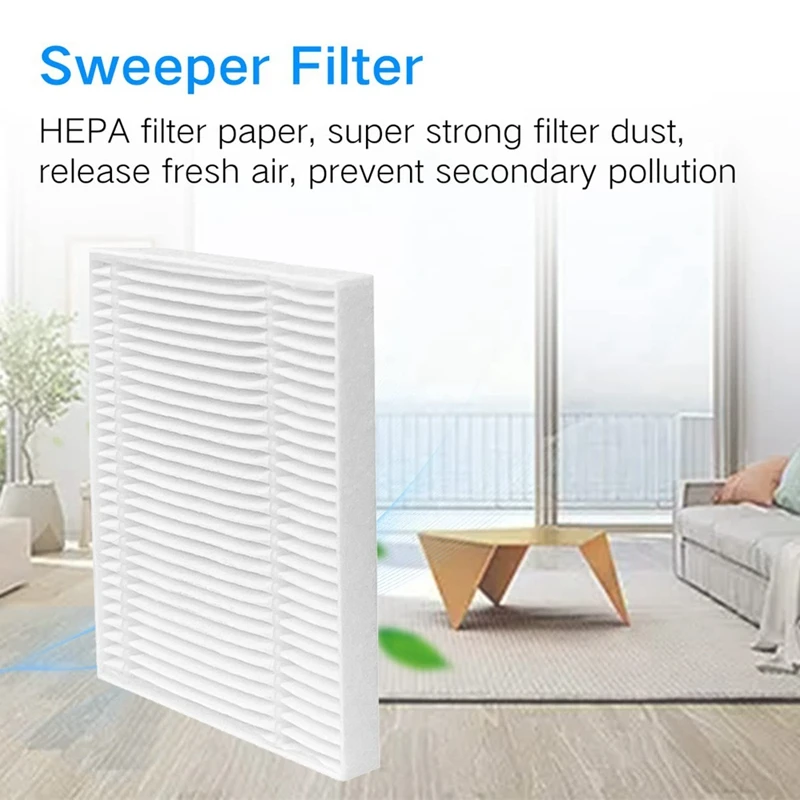 12PCS Replacement Parts HEPA Filter For Eufy Clean L50 /L50 SES / L60 / L60 Hybrid Robot Vacuum Cleaner Washable Filter