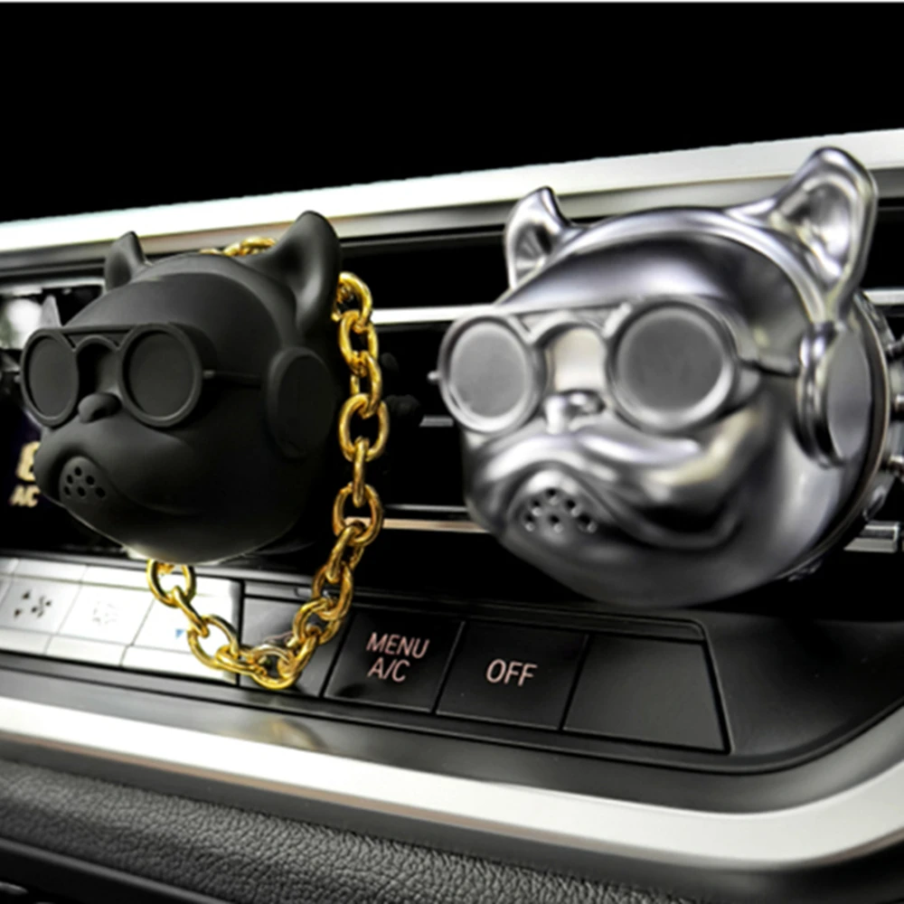 Car Bulldog Refill Airvent Outlet Solid Interior Vehicle Decoration Car Tuyere Interior Accessories