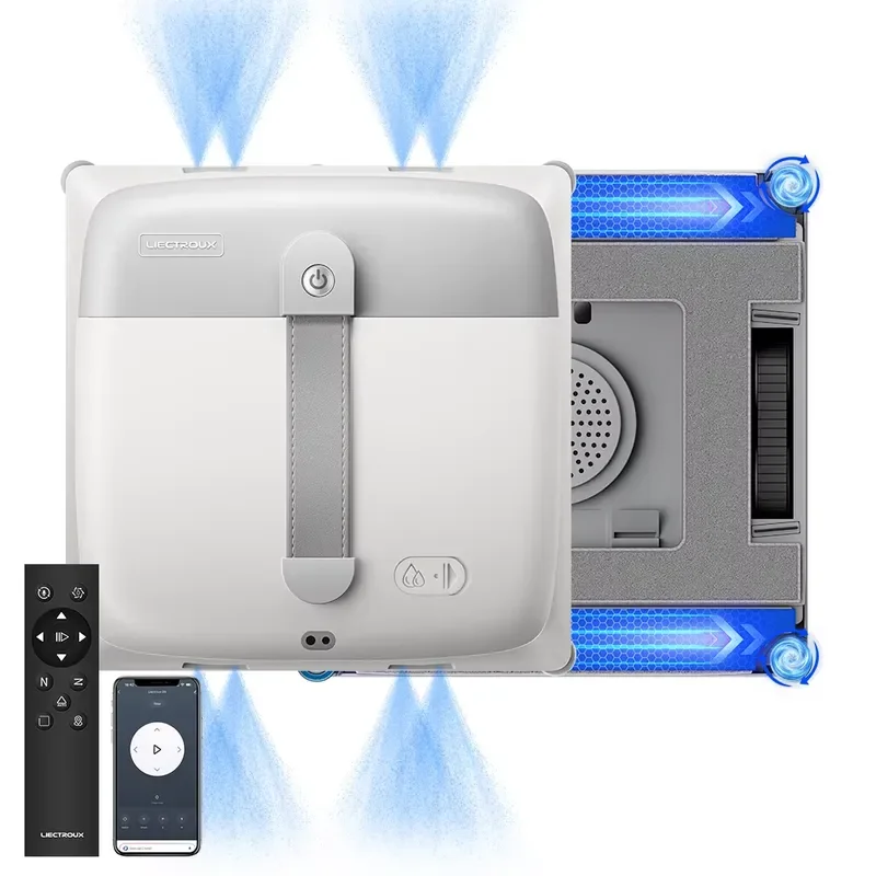 STLF CH G9 Window Cleaning Robot 8-Way Water Spray 2-Way Bionic Arms App Control Voice Prompt Collision Detection Home Hotel