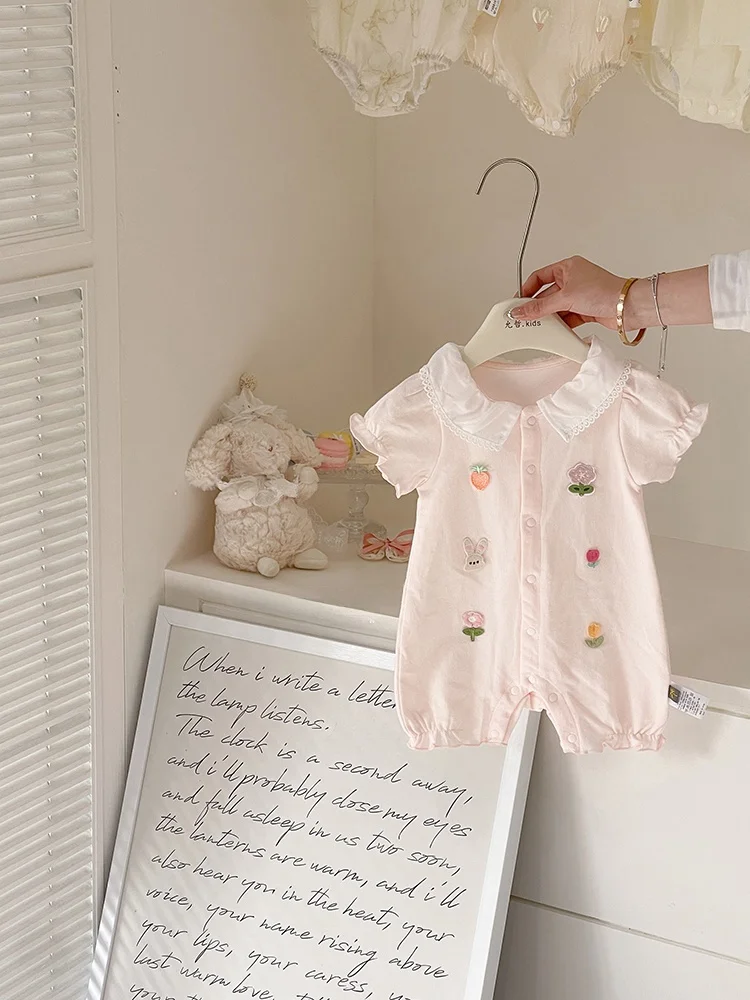 

Sweet Sle Infant Girls Rer Suit ort Sve Outfit for Cling And Outdoor High Waist Cotton High Quali Spring Summer