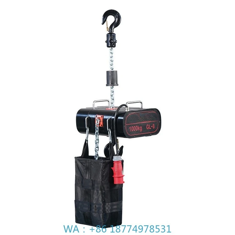 

Alloy Stage Hoist for Truss Performance Drama 380v Voltage High Quality 1000kg Servo Chain Electric Hoist New Aluminum