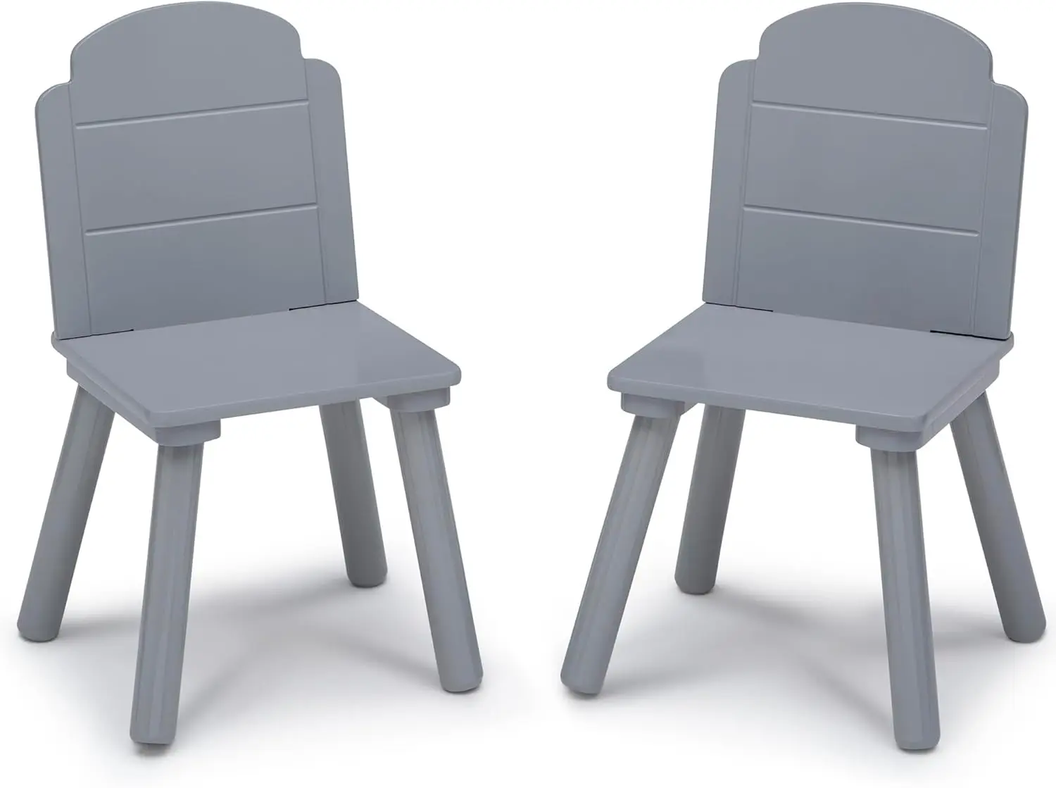 Children Finn Table and Chair Set with Storage, White/Grey
