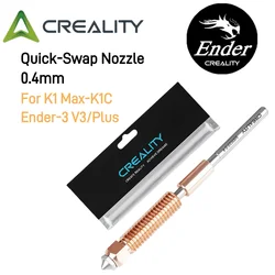 Creality K1C Ugello Unicorno Kit ugello a scambio rapido Ugello tri-metallo integrato interamente in metallo ad alto flusso per K1 Max/K1C/Ender-3 V3