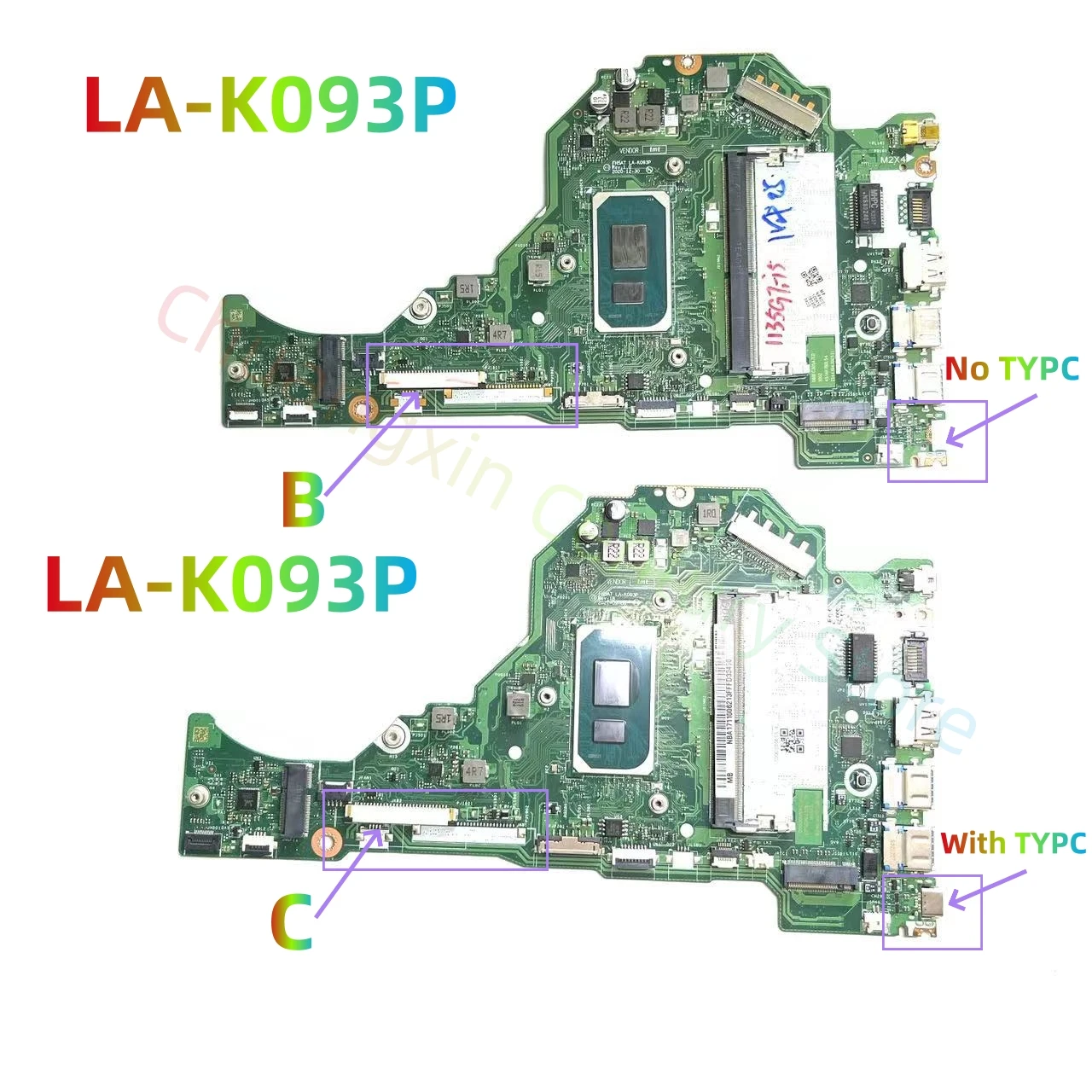 Imagem -02 - Placa-mãe Portátil para Acer Aspire La-k093p A31558 A515-56g Cpu i3 i5 I711th Ram gb 8gb 100 Testado Funciona Totalmente