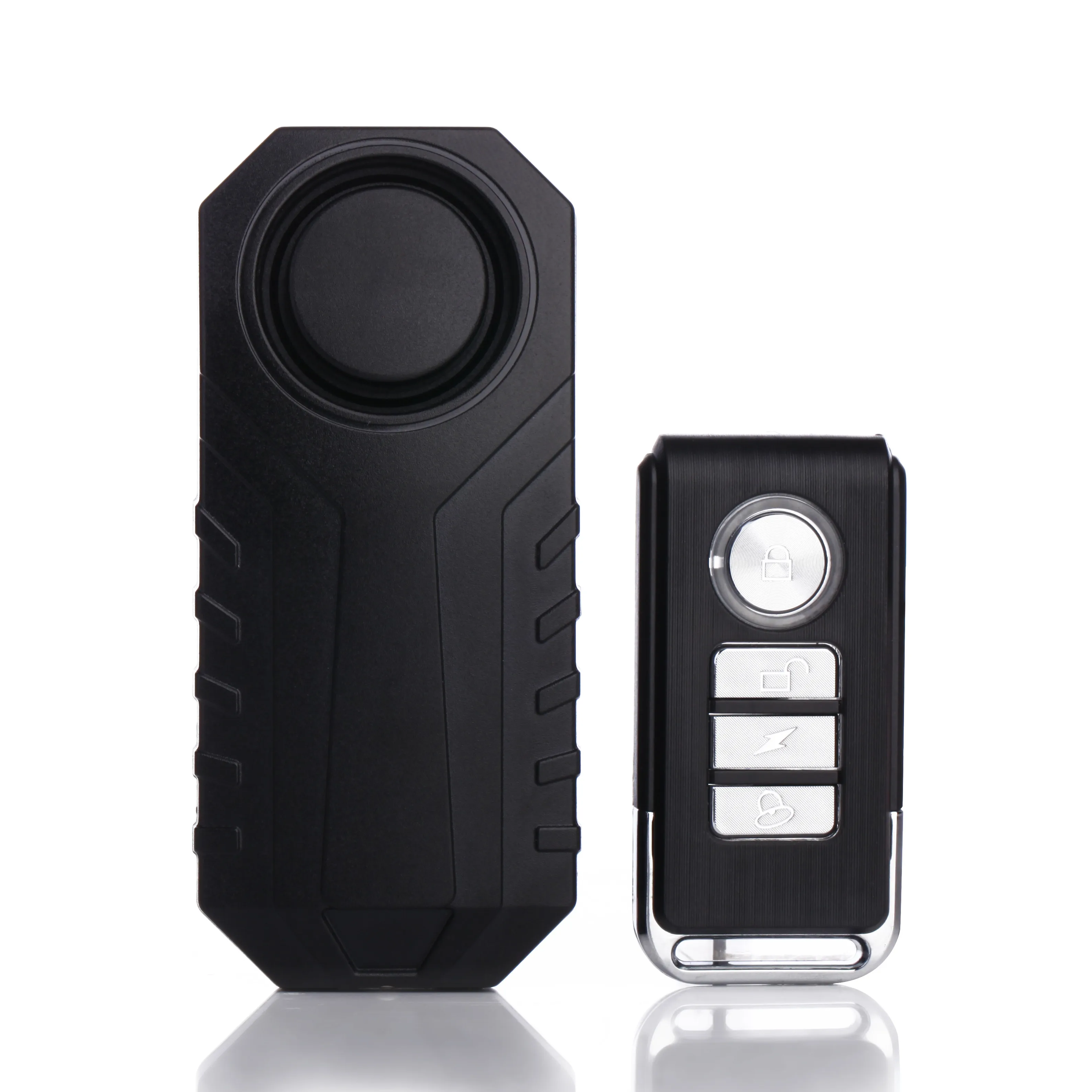 

Remote Control Included 7 Level Sensitivity Wireless Bicycle Motorcycle Alarm 113dB Super Loud Sound