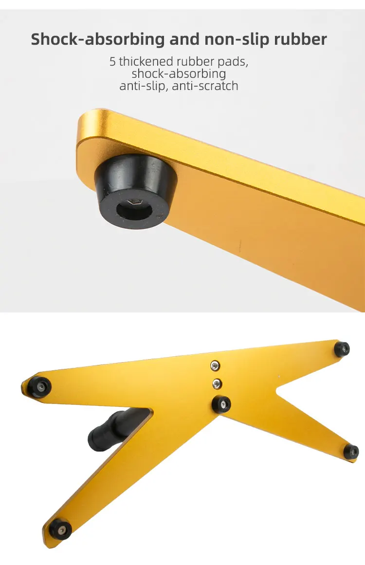 AXI Klappbarer Fahrrad-Parkständer, glatt, für Brompton Pline Cline Debugging Dahon P8, Aluminiumlegierung, CNC-Basis – Detail 13