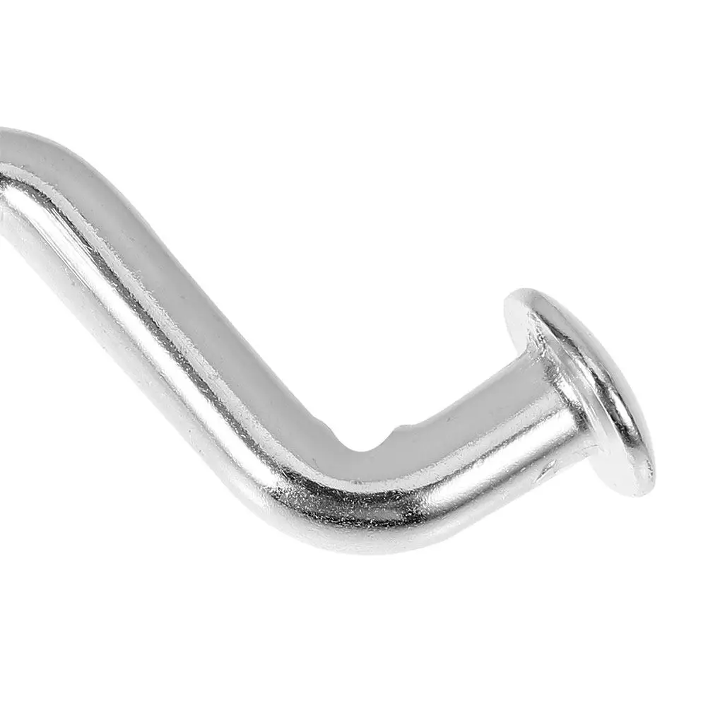 30Pcs Heavy Duty Pallet Rack Safety Components S-Shaped Drop Pins Flat Head Rivets Bent Clips Metal Shelf Stabilizers Universal