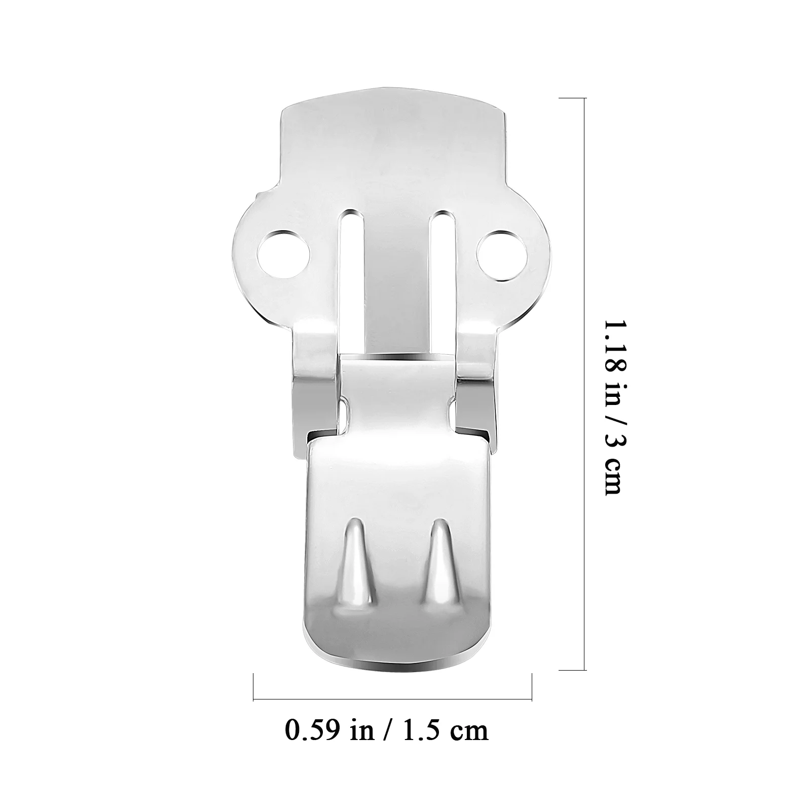 25 Pcs Stainless Steel Shoe Buckle Clip Buckles for High Heels Metal Clips Decorative Flats Blank Clamps