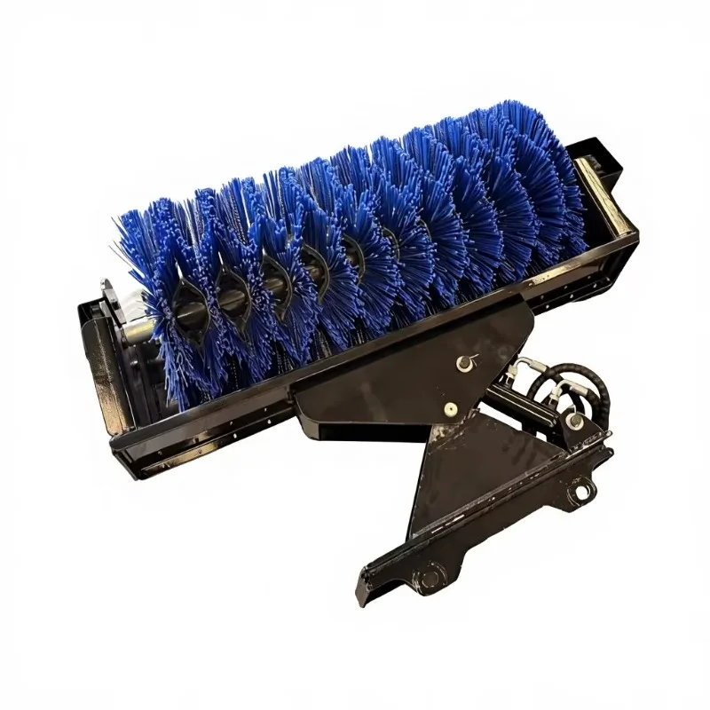 Custom Length Diameter High Efficiency Engine Motor Snowblower Excavator Broom Accessories Sweeper Small Loader