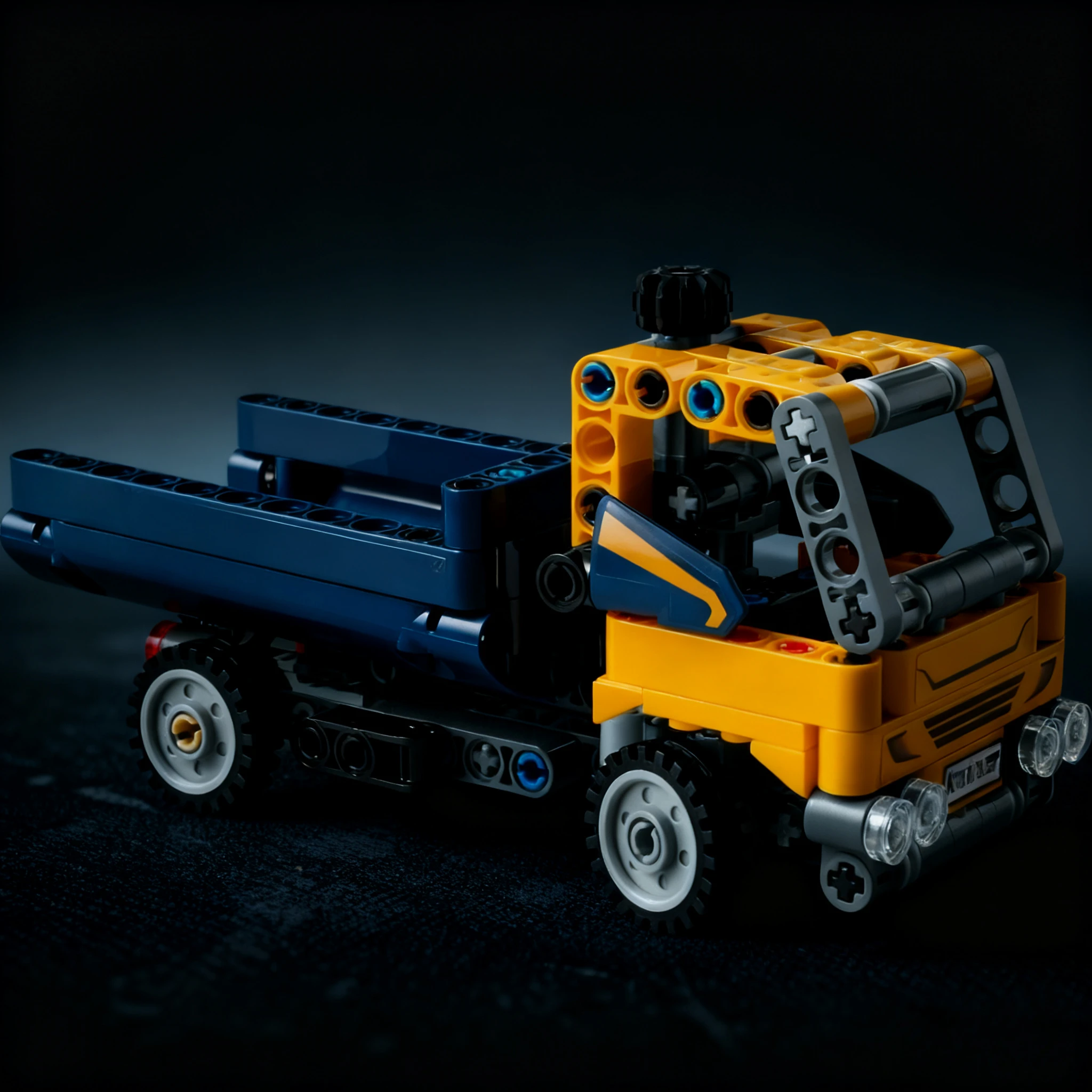 MINISO technische dumptruck 2-in-1 bouwstenen set, technisch speelgoed, bouwbaar bouwvoertuig of graafmachine graafmachine model