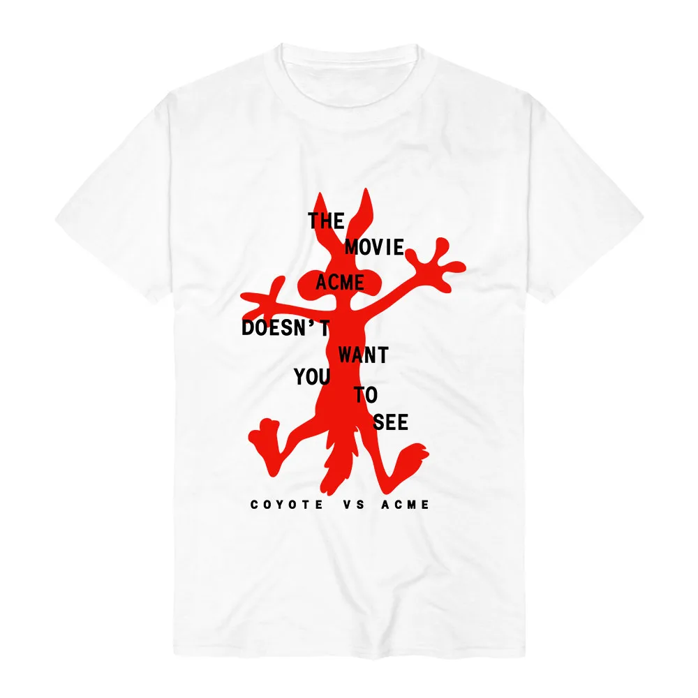 Coyote Vs.Acme T-shirt Short Sleeve Summer Cotton Women Men Tshirts Casual Fashion O-neck Soft Tees Unisex Streetwear Print Tops
