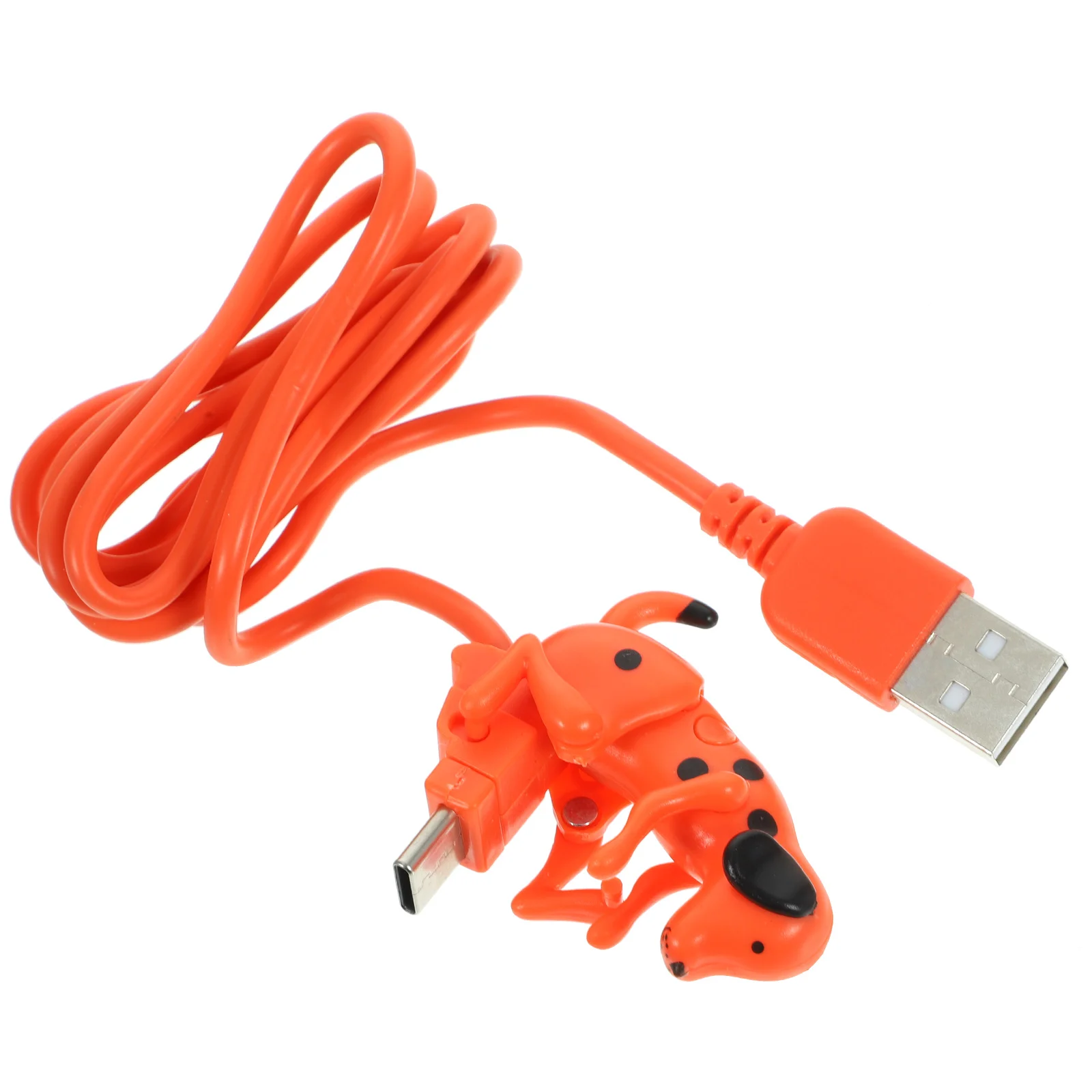 

Dog Shaped Mobile Phone Charging Cable Smartphone USB Cable Portable Lightweight Compact Design Durable Materials Safe