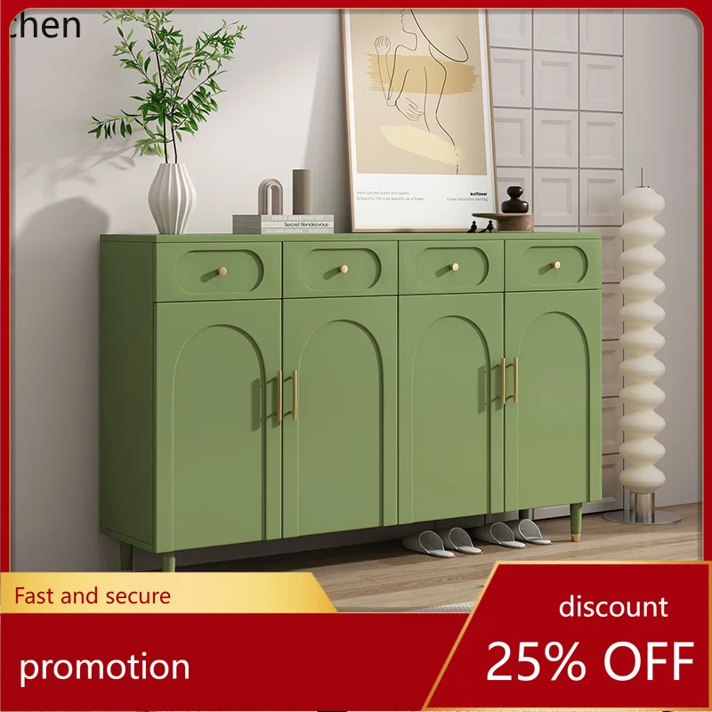 

HT shoe cabinet household door simple modern living room porch cabinet foyer locker shoe rack cabinet