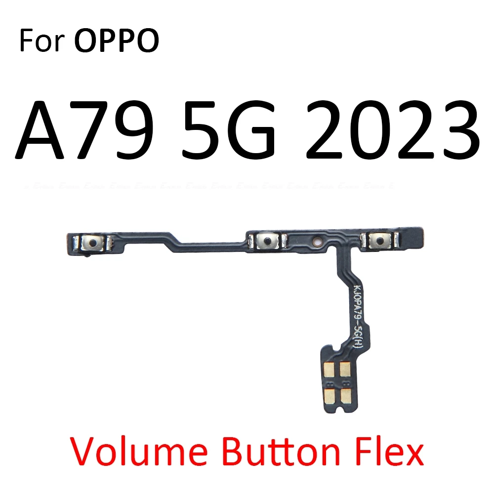 تشغيل إيقاف كتم التبديل مفتاح التحكم حجم زر الكابلات المرنة ل ممن لهم A18 A38 A60 A77 A77s A78 A79 A98 4G 5G 2022 2023 أجزاء