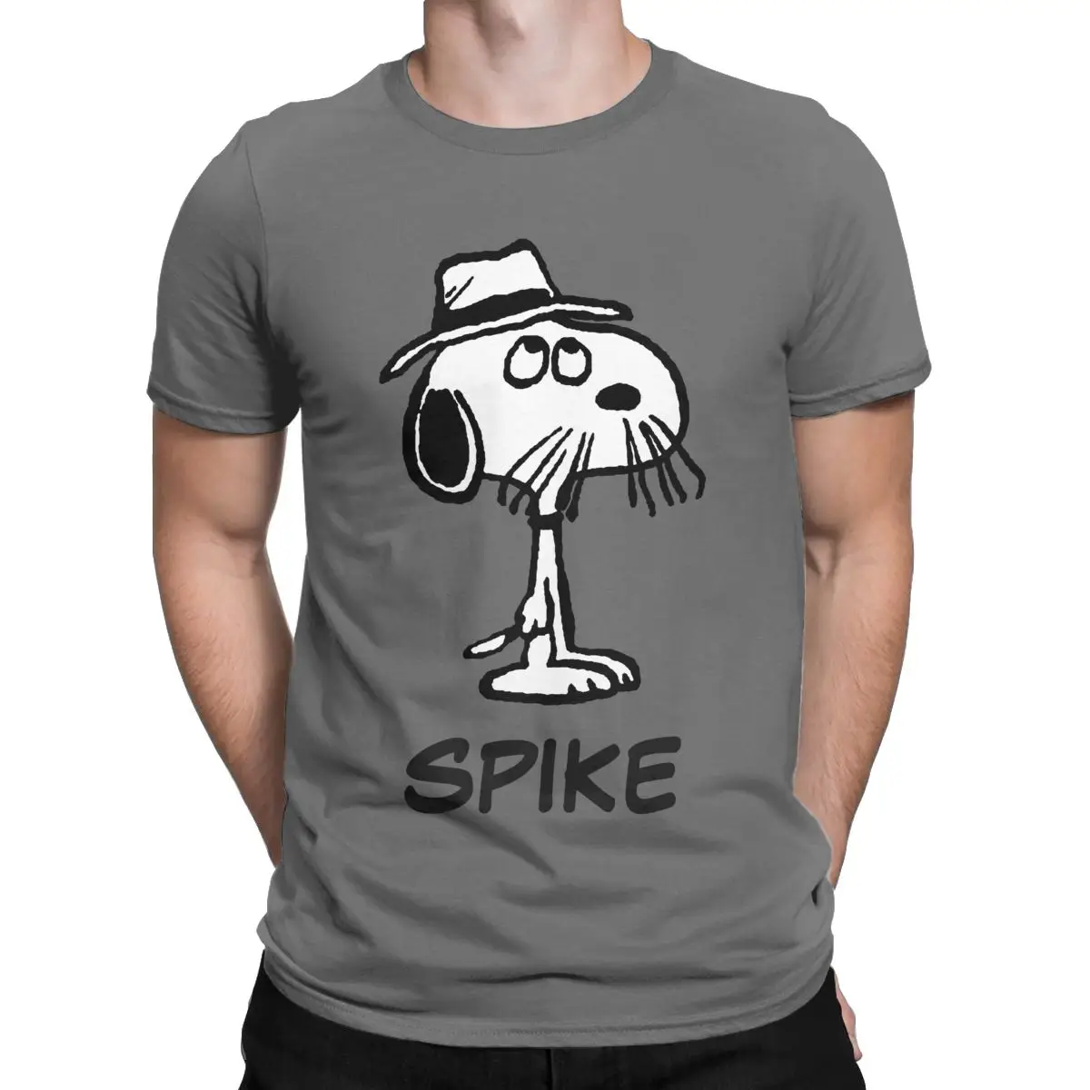 Snoopy Brother Spike T-Shirt Men Unique 100% Cotton Tee Shirt O Neck Short Sleeve T Shirt Gift Idea Tops