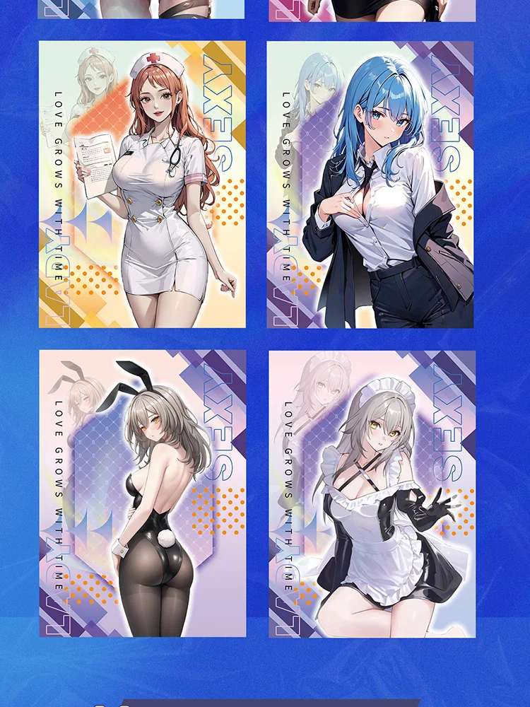 2024 New THREE MEALS A DAY Collection Card Goddess Story Popular Beautiful Waifu Booster Bikini Box CCG Doujin Toys Hobby Gift