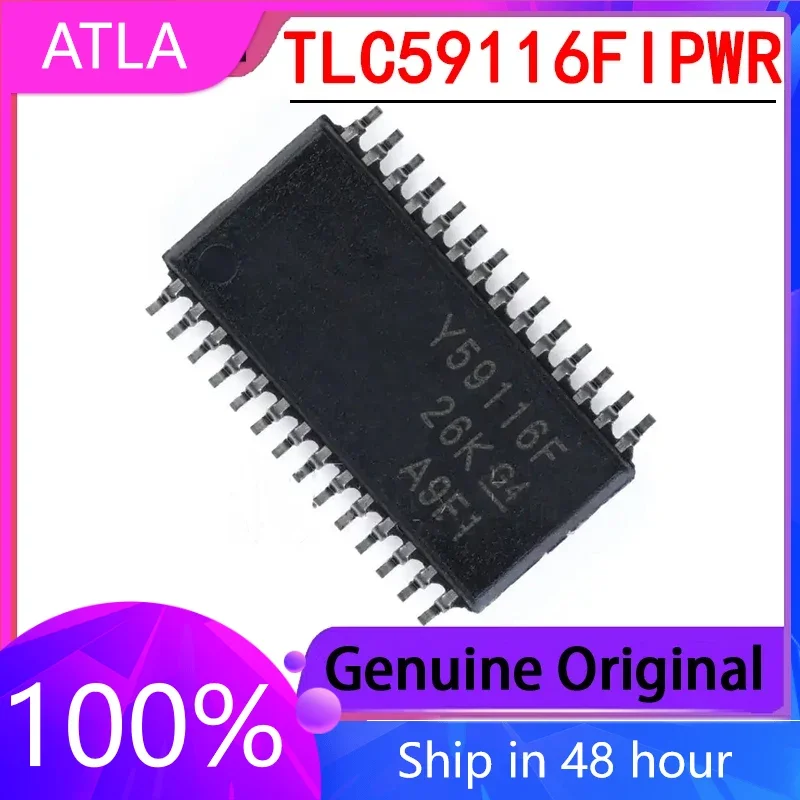 

1PCS New TLC59116FIPWR Screen Printing Y59116F TSSOP-28 16 Bit FM+I2C Bus LED Driver