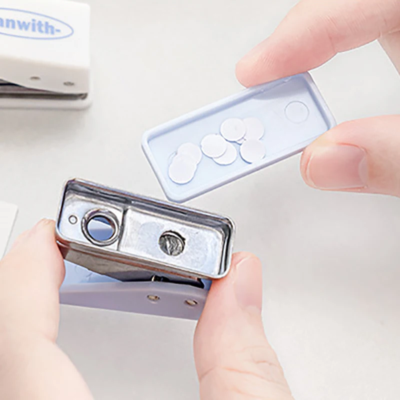 Sarung alat akuntan tangan pertama 3-in-1 efisiensi multifungsi wadah alat Dispenser lubang Stapler