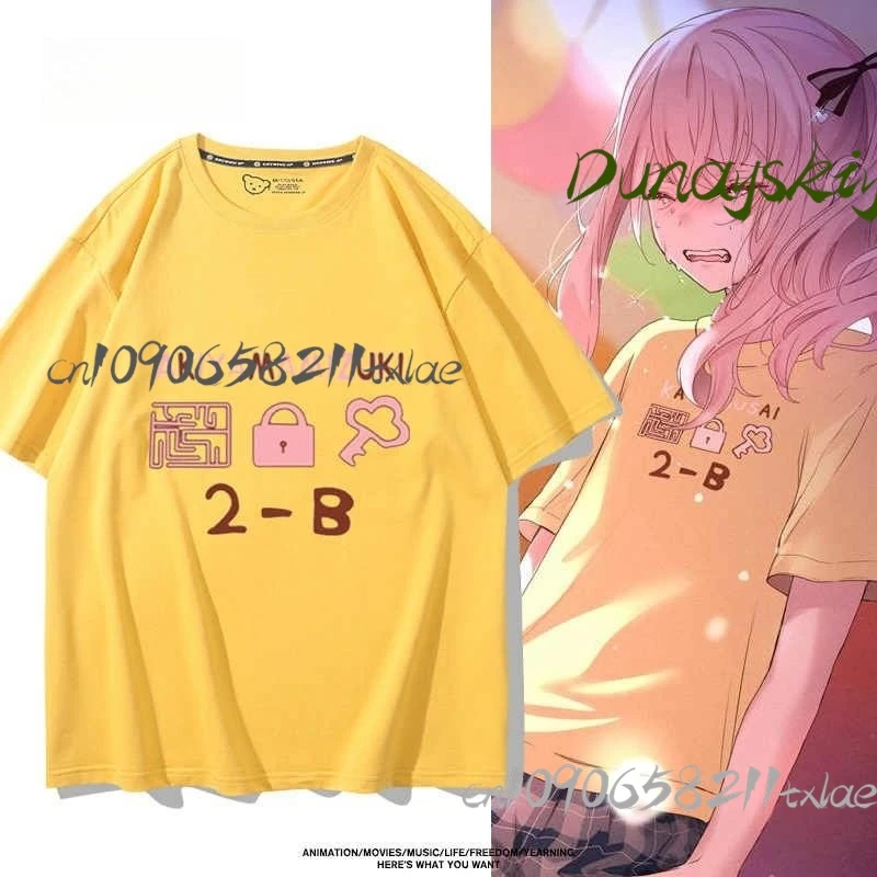 

Akiyama mizuki cosplay project sekai the same printed cartoon anime top summer t-shirt around kawaii cute halloween cosplay