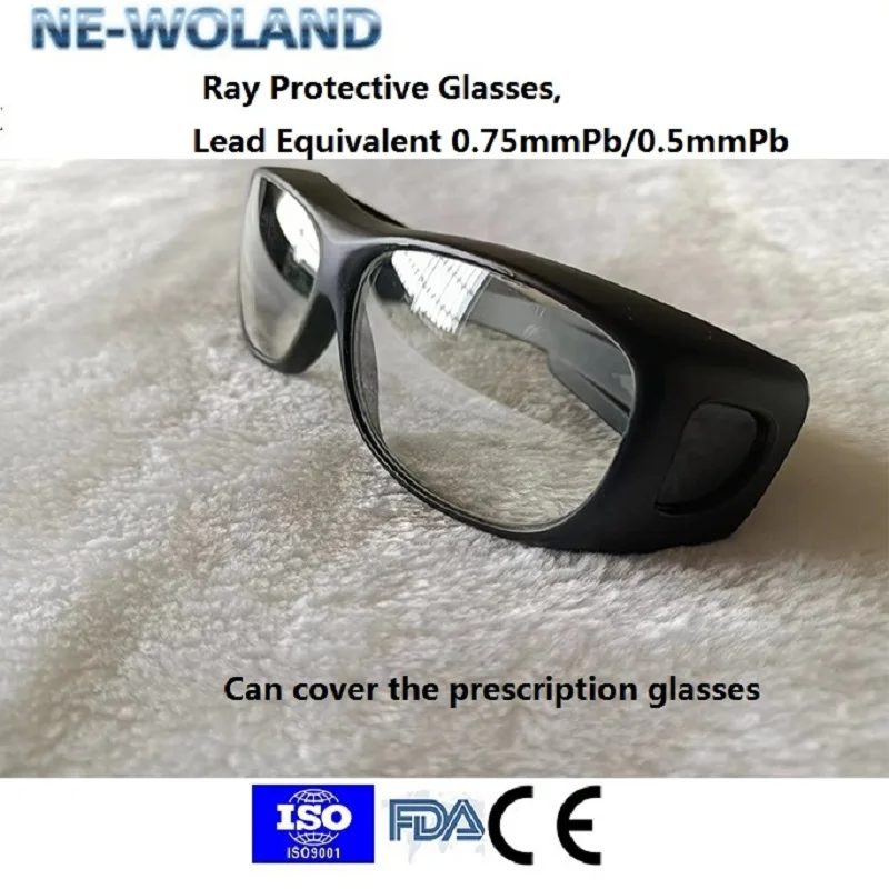 

New Geniune Ray Protection Glasses 0.5mmpb/075mmpb lead glasses can be worn with prescription glasses for doctors etc.