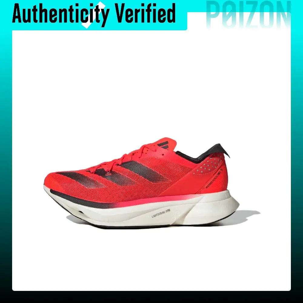 Adidas Adizero Adios Pro 3 Running Shoes Women's Low Top Red ID3611