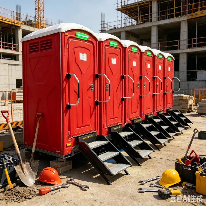 3 Station Restroom Trailer For Remote Work Sites Municipal Public Park Facility Advanced Ventilate System Vendor Units