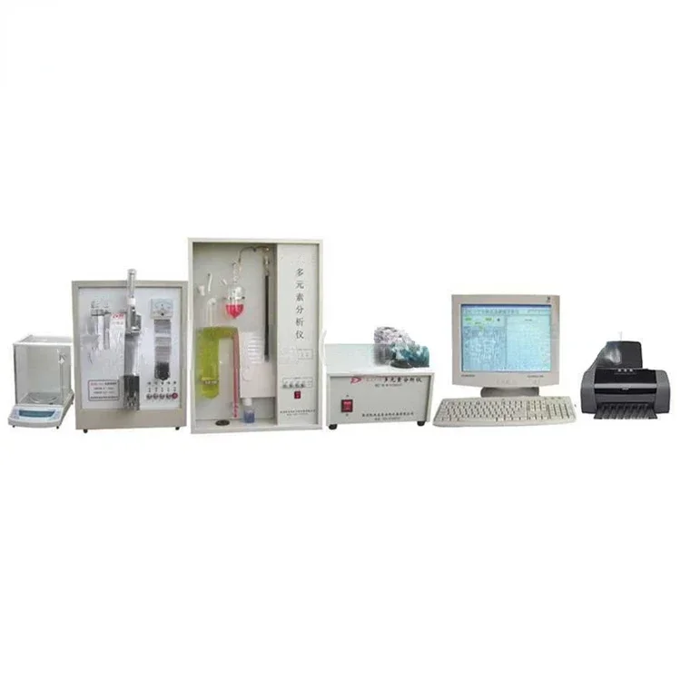 Multi-element analyzer/computer five-element analyzer Chemical analysis of carbon, sulfur, manganese