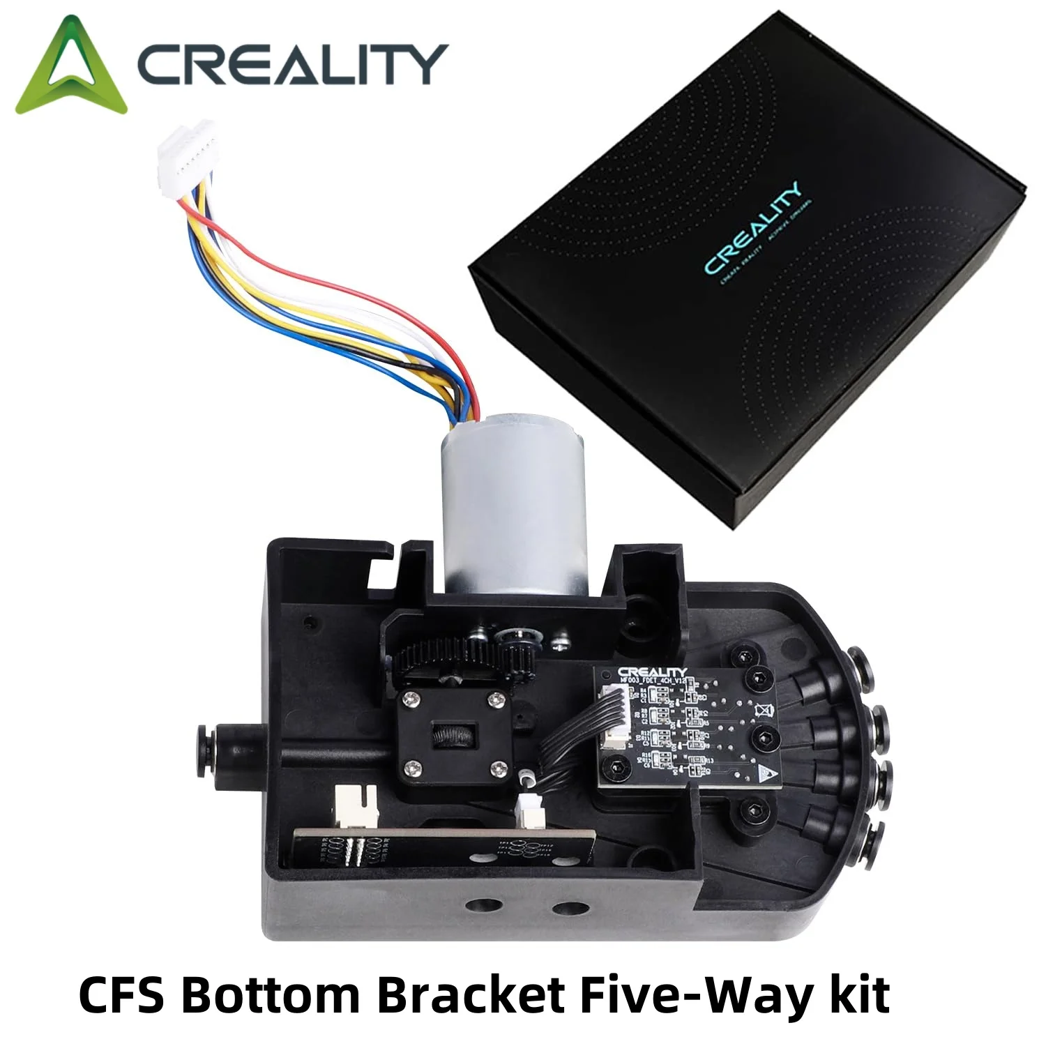 

Creality Original CFS Bottom Bracket Kit Five-way Kit,with Brushless Motor for Multi Color,for K2 Plus CFS 3d Printer Parts