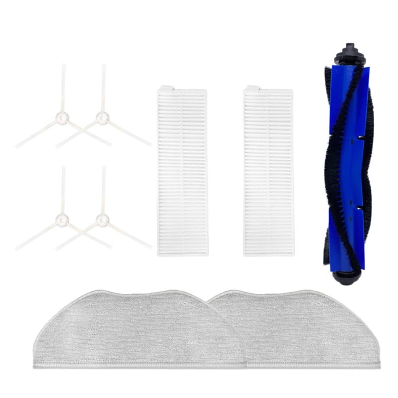 Brosse latérale principale et filtre de vadrouille pour aspirateur robot Tefal Rowenta X-PlagroSerie 95, accessoires de rechange, RG7975WH, RG7987WH