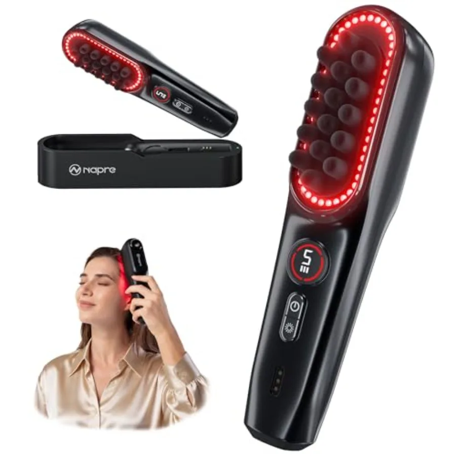 

Electric Scalp MassagerHead and Hair Massager Scalp Stress Relax Cordless Handheld Muscle Massager with Horizontal Vibration fo