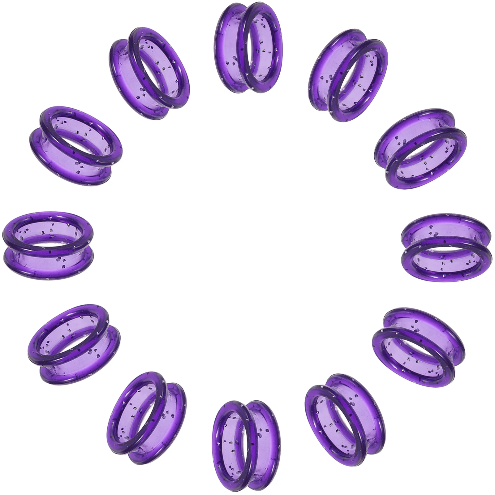 

12 Pcs Scissors Silicone Ring Dog Comb Grooming Kit Professional Clippers for Dematting Dogs Silica Gel Cat Nail Curved Shears